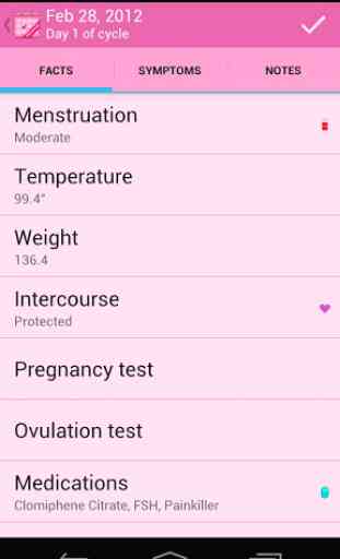 Calendrier Menstruel 2