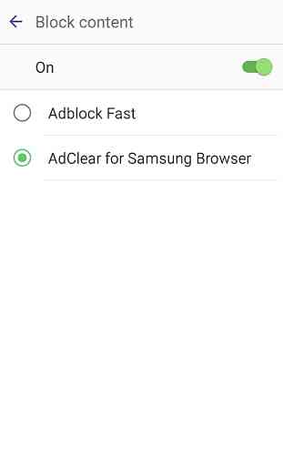 AdClear Ad blocker for Samsung 4
