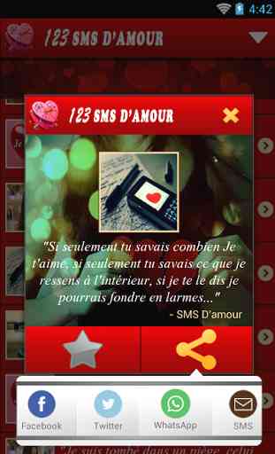 123 SMS d'amour 1