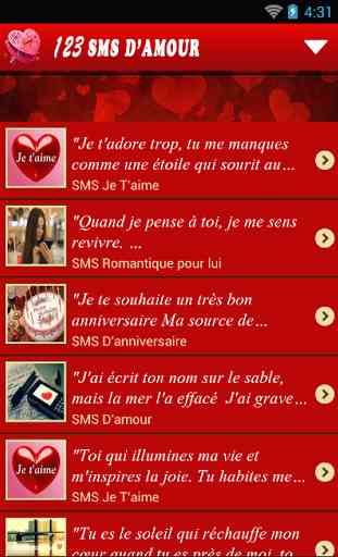123 SMS d'amour 3