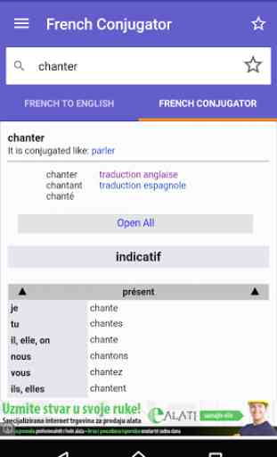 Dictionnaire Anglais-F WordRef 3