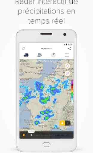 meteo radar pluie morecast application android allbestapps