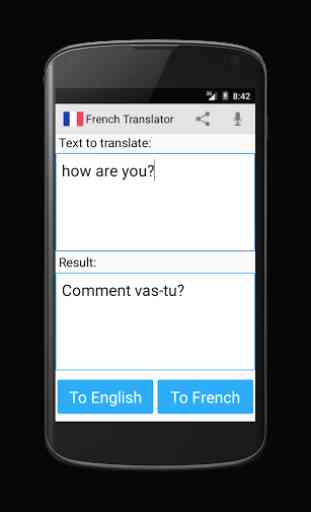 Traducteur français anglais 1