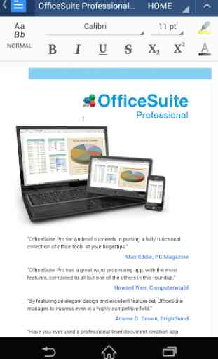 OfficeSuite 8 Free DoCoMo 1
