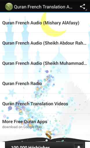 Coran MP3 en Arabe et Francais 1