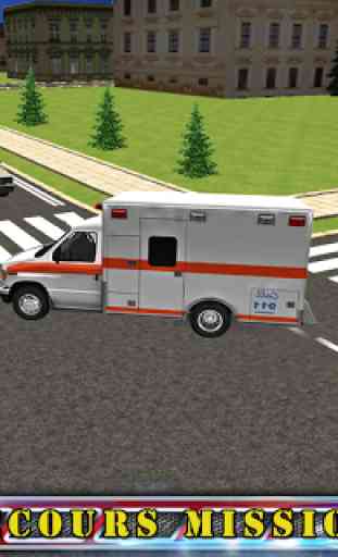 Ambulance Drive 3D rescue Sim 2