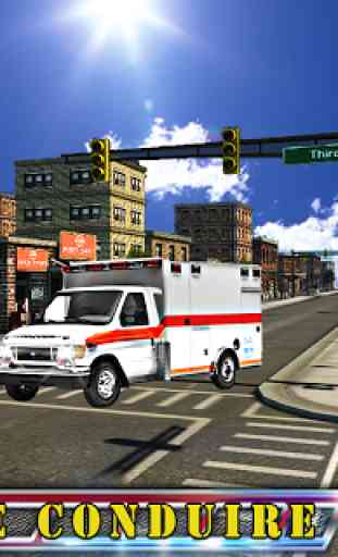 Ambulance Drive 3D rescue Sim 3