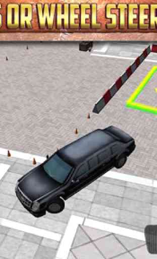 3D Limo Parking Simulator Game 4