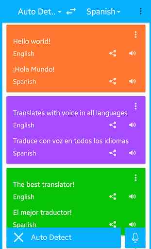 Traduction Vocale - Langue 2