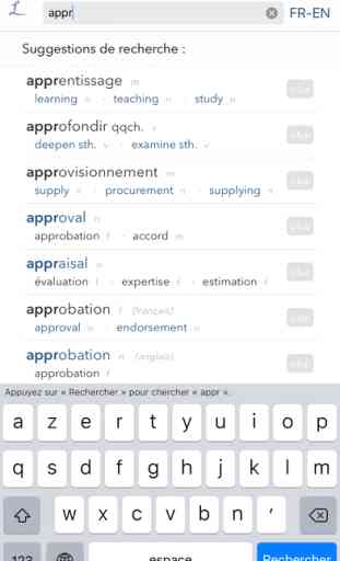Dictionnaire Linguee (Android/iOS) image 1