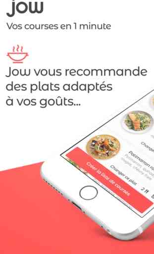 Jow - Recettes et courses (Android/iOS) image 1