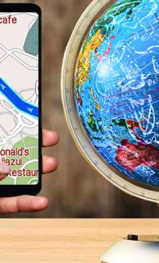 GPS La navigation Et Carte Direction - Route 1