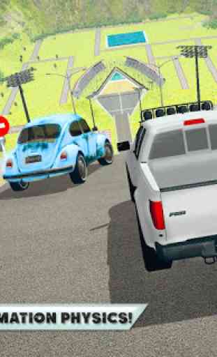 Simulateur de conduite en voiture: Beam Car Jump 1