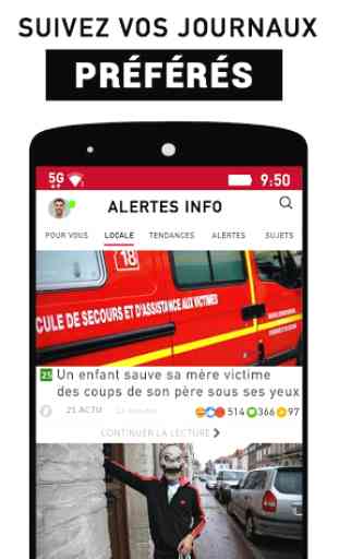 Alertes info: Actualité locale et alerte d'urgence 3