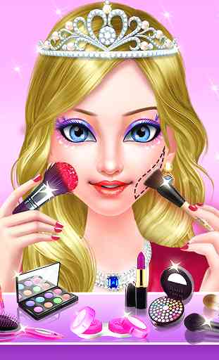 Princess Makeup salon - jeux pour filles 3