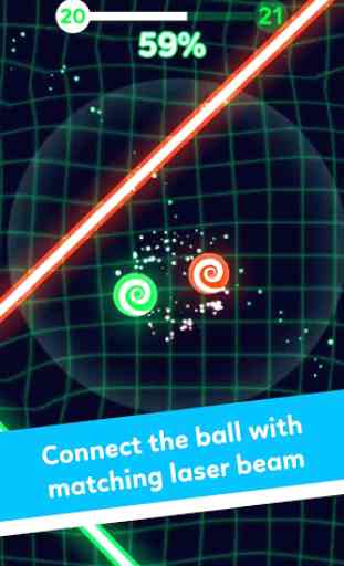 Balls VS Lasers: jeu de réflexe 2
