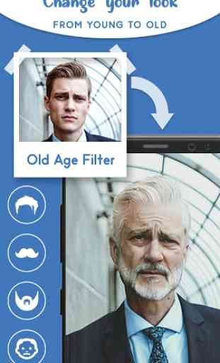 Old Age Face effects App: Face Changer Gender Swap 1