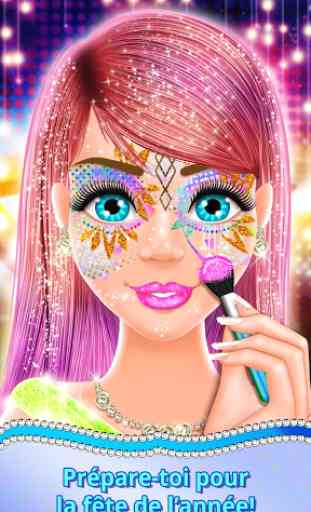 Peinture sur visage: Maquillage jeux de fille 1