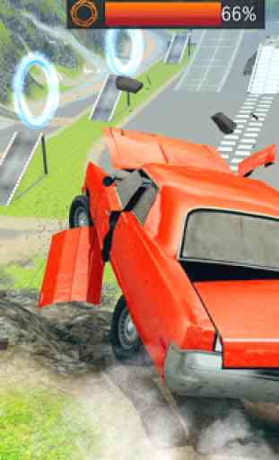 Simulateur d'accident de voiture: ressentez 3