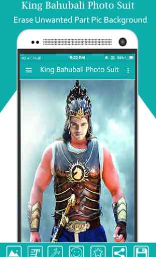 King bahubali Photo Suit 2