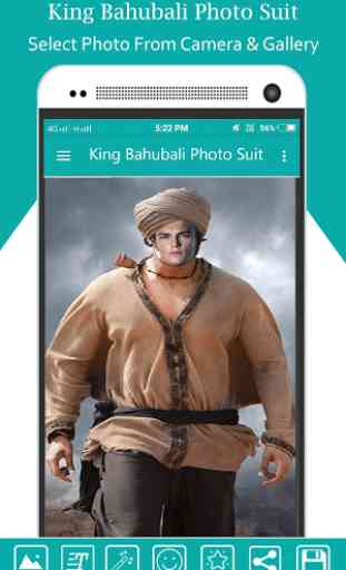 King bahubali Photo Suit 3