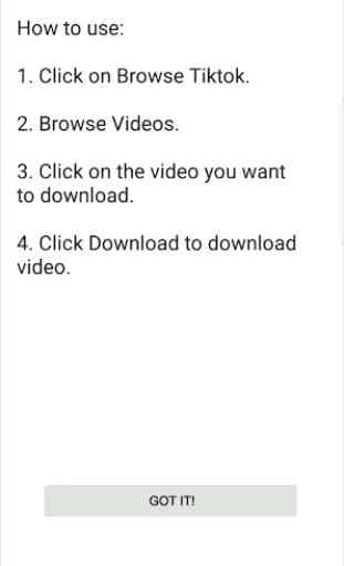 Video Downloader for Tik Tok - Save and Watch! 1