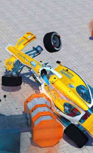 Formule Voiture crash Derby Cascade Courses 1