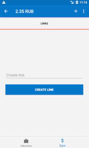 Earn by links or web advertisement 3