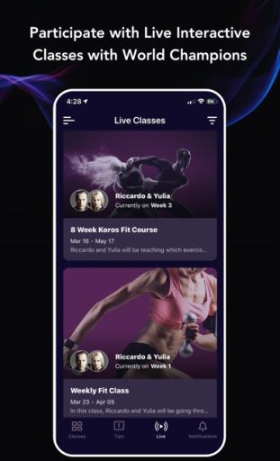 Koros - dance classes at home (Android/iOS) image 1