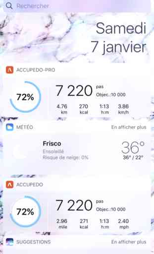 Podomètre Accupedo - Tracker de Pas (Android/iOS) image 4