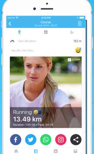 FITAPP Course à pied & Footing (Android/iOS) image 2