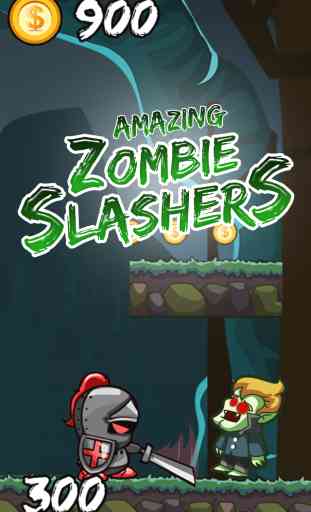 Amazing Zombie Slashers - Knights vs Zombies dans le Land de la Walking Un-Dead 1