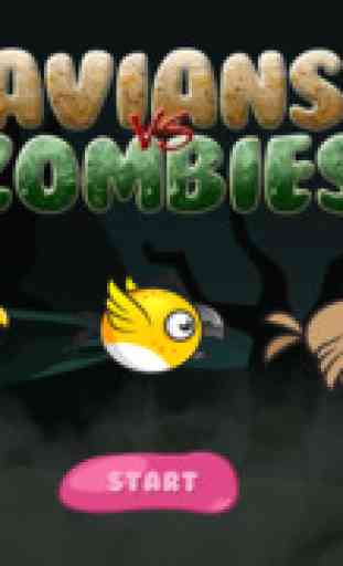Avians vs. Zombie-s - Oiseaux Fantômes Volant Sur le Cimetière de Zombies 2