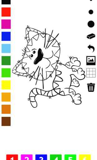 Livre à colorier des chats pour les petits enfants: apprendre à jouer avec et peindre les photos de chat, animal familier, chaton, chat persan, siamois. Jeu pour la maternelle ou l'école. 4