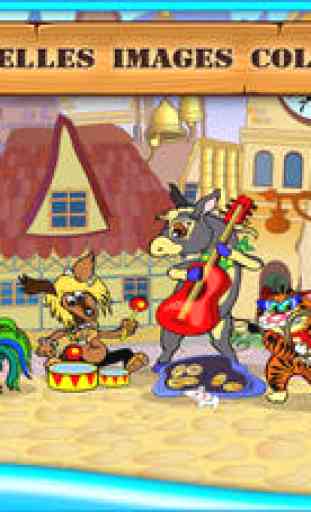 Bremen Town Musicians: Free Interactive Touch Book 4