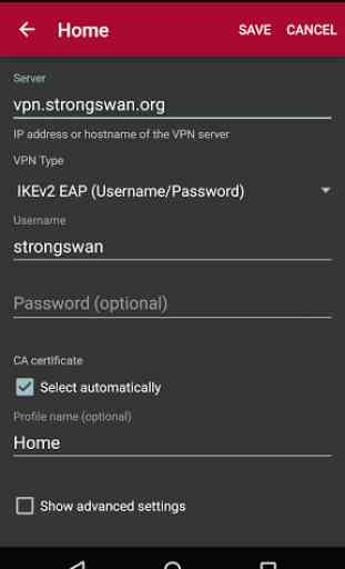 strongSwan VPN Client 2