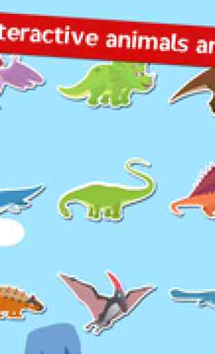 Les Dinosaures pour Enfants - Activités, Puzzles, Coloriage, Jeux pour Enfant Avec Moo Moo Lab 1