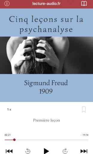 Freud, Cinq leçons sur la Psychanalyse 1