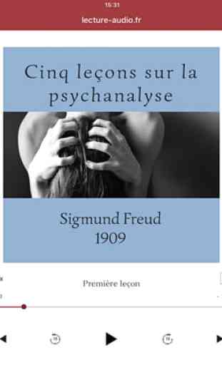 Freud, Cinq leçons sur la Psychanalyse 3