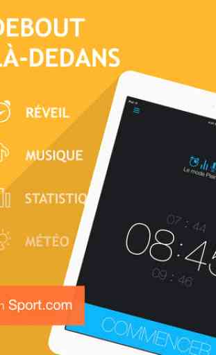 Réveil Intelligent pour l'iPad : les phases de sommeil & l'enregistrement des bruits 1