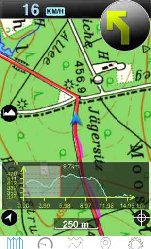 Scout - Outdoor-Navigation avec cartes topo pour vélo et la randonnée 1