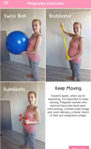 Exercices pour femme enceinte 1