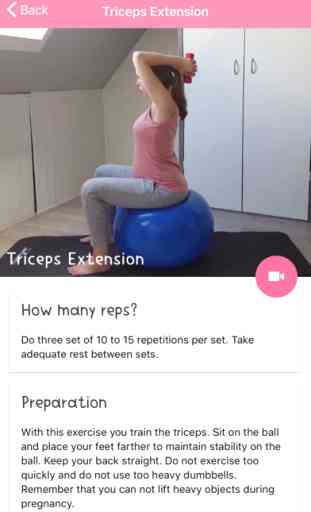 Exercices pour femme enceinte 4