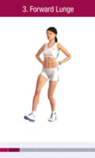 Runtastic Butt Trainer : Muscler fessiers, cuisses 2