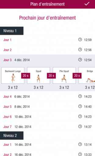 Runtastic Butt Trainer : Muscler fessiers, cuisses 3