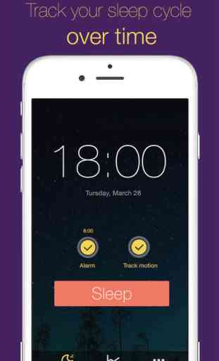 SleepCycle - Sleep Cycle Tracker, enregistrement et alarme 1