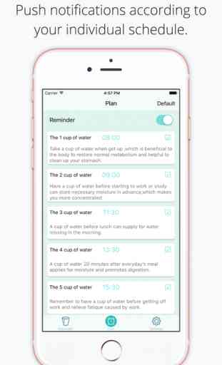 Water Time Pro - Rappel de boire de l'eau rappel & suivi de consommation d’eau, pour garder l'équilibre de l'eau 2
