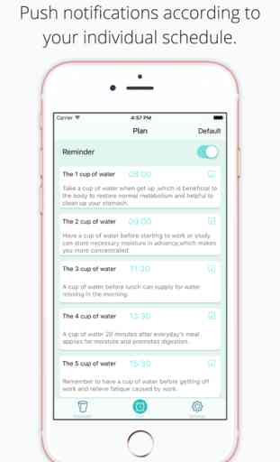 Water Time - Rappel de boire de l'eau rappel & suivi de consommation d’eau, pour garder l'équilibre de l'eau 2