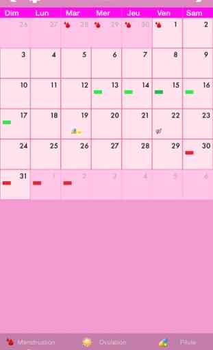 Calendrier Menstruel (Women Calendar) 2
