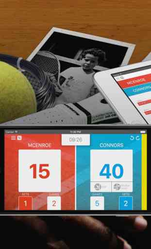 Tennis Scoreboard for Apple Watch and iOS 2